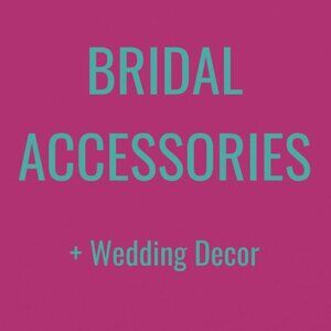 Bridal accessories and wedding decor